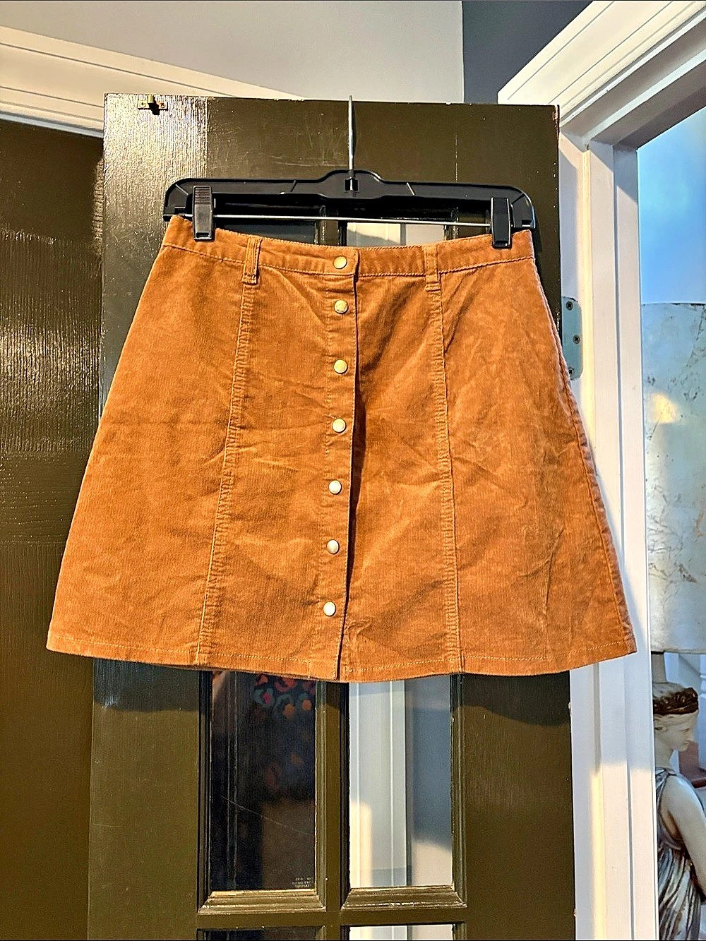 Forever 21 Corduroy Mini Skirt in Brown Size Medium NWT